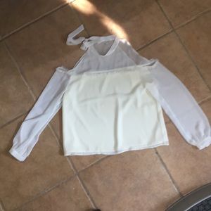 True Religion Cold Shoulder blouse